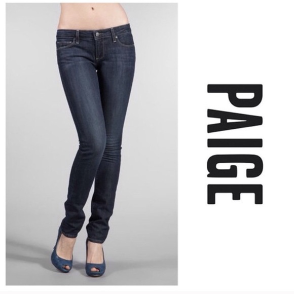 Paige Blue Heights Dark Wash Jeans 26 